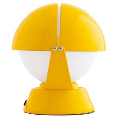 Lampe de bureau Buonanotte en métal et acrylique jaune de Giovanni Gorgoni pour Stilnovo