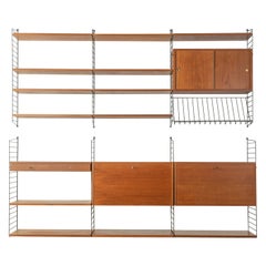 Vintage 1950s Shelving System by Nils Strinning in Danish Design