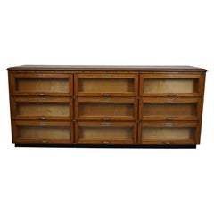 Vintage Dutch Oak Haberdashery Shop Cabinet / Sideboard, 1950s