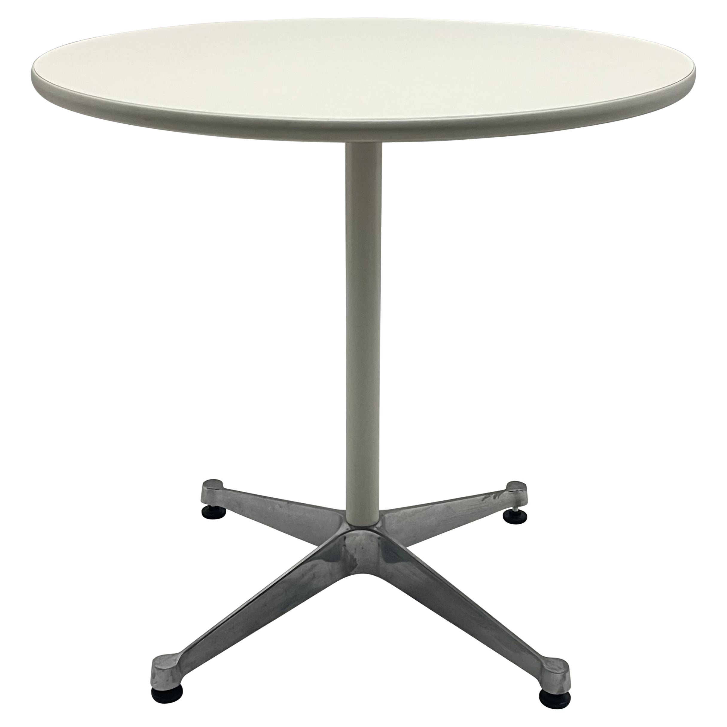 Tavolo da pranzo bistrot contemporaneo in alluminio Herman Miller Eames, USA, anni 2000 circa