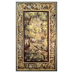 Aubusson tapestry of 19th century greenery - n° 1166