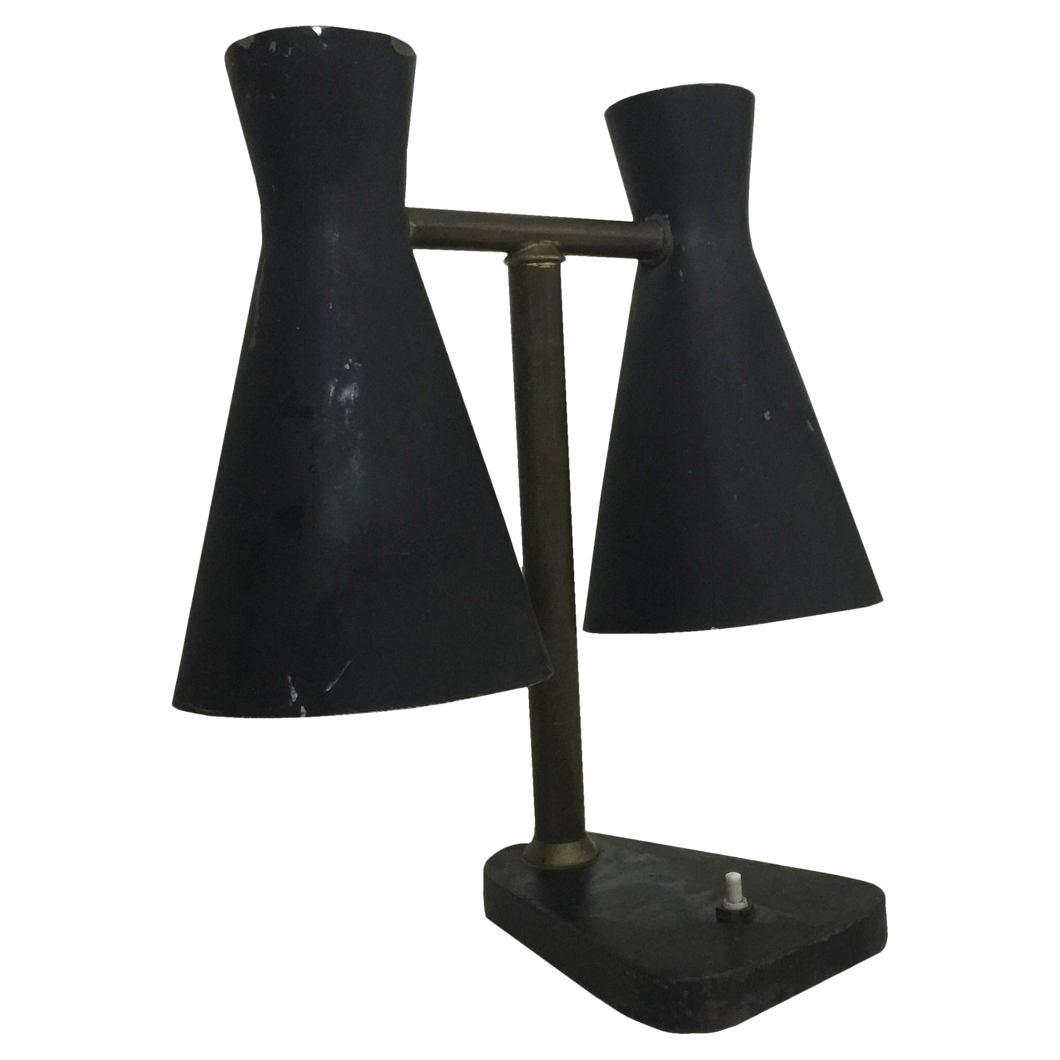 Table Lamp, 1955, France Attributed to Mouille Serge For Sale