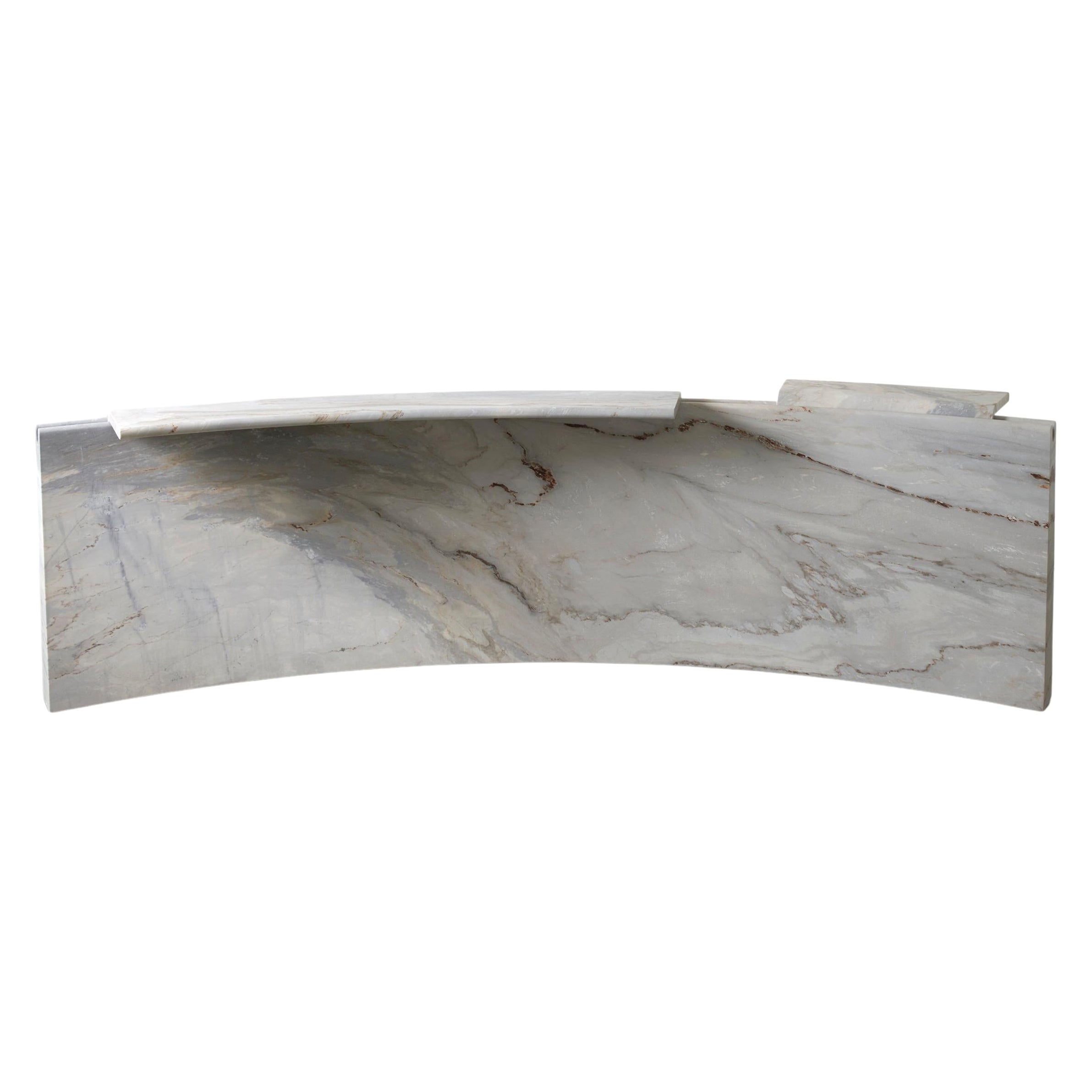 Rosa Marble Side Table by Agglomerati For Sale at 1stDibs