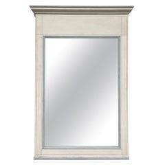 Neoclassical Style Painted Trumeau Mirror by John Widdicomb