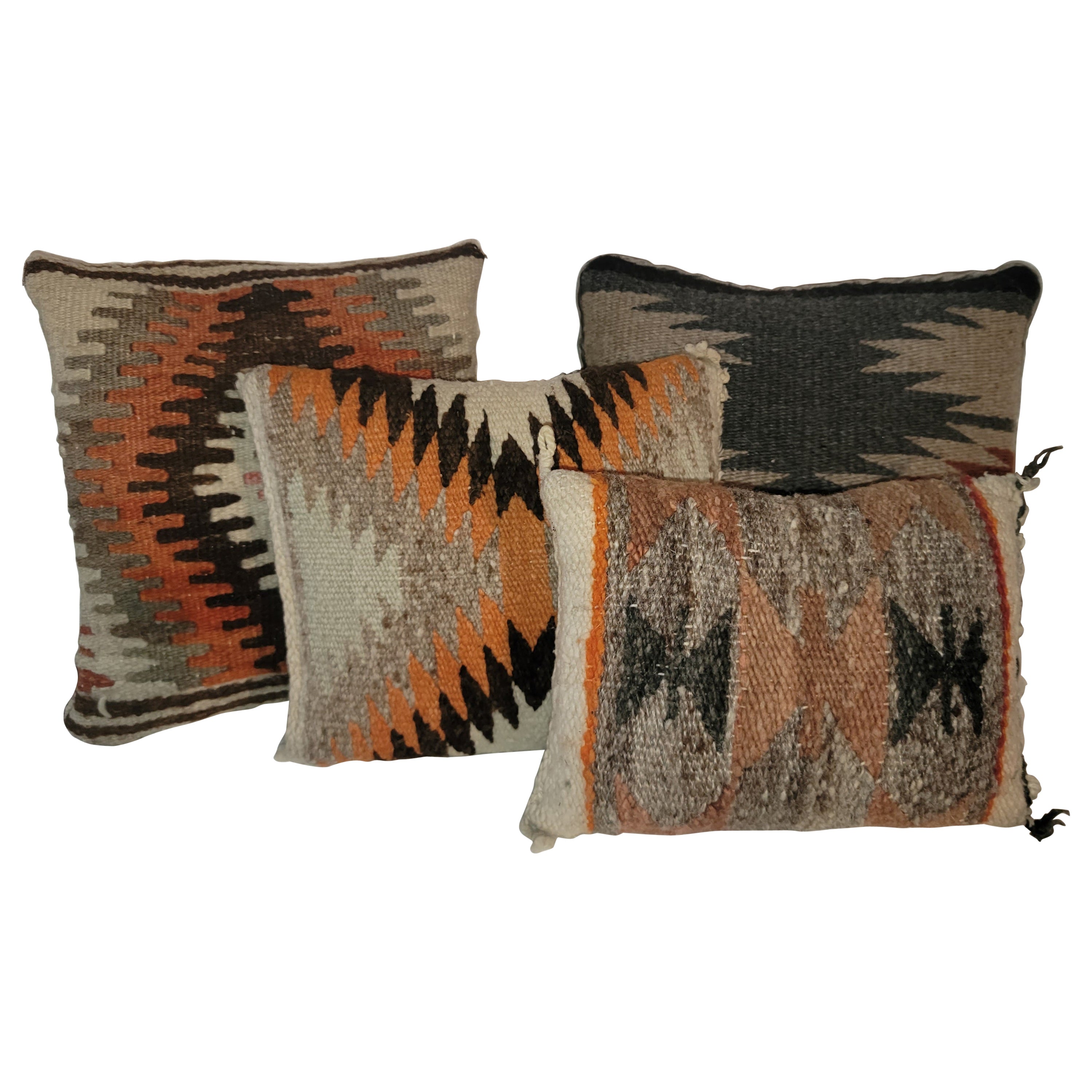 Collection of Four Navajo Sampler Pillows For Sale