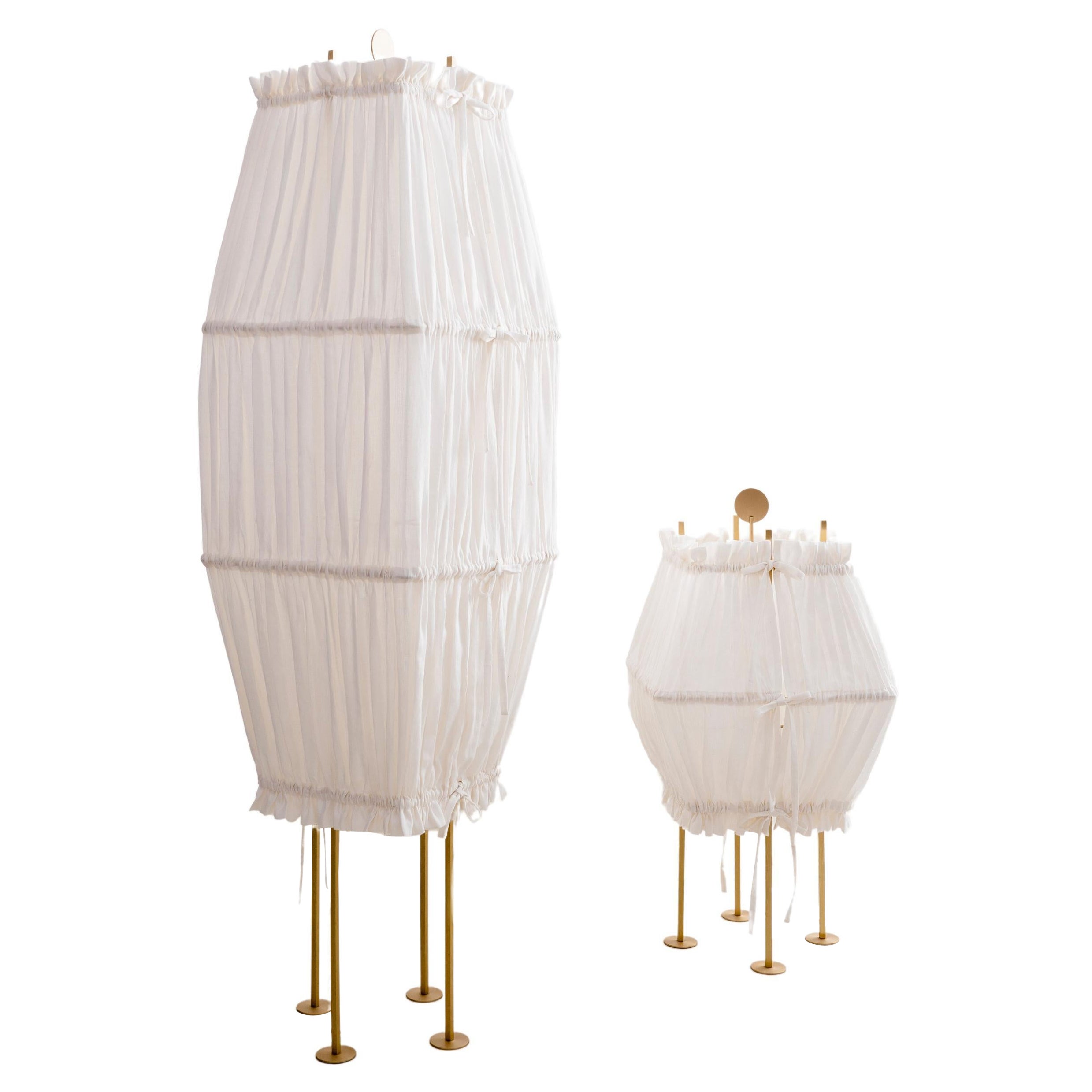 Set of 2 Presenza Floor Lamps by Agustina Bottoni