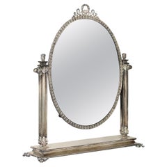 Used Mirror D. Riva Silver Italy, 1930s-1940s