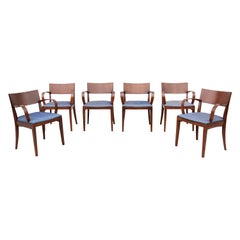 Used Contemporary Jonathan Crinion for Knoll Crinion Wood Side Armchairs - Set of 6