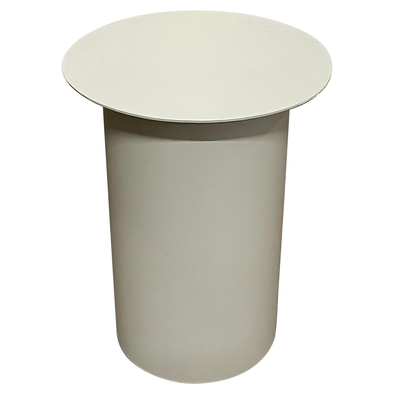 Low Aluminum Stool by Chanel Kapitanj For Sale