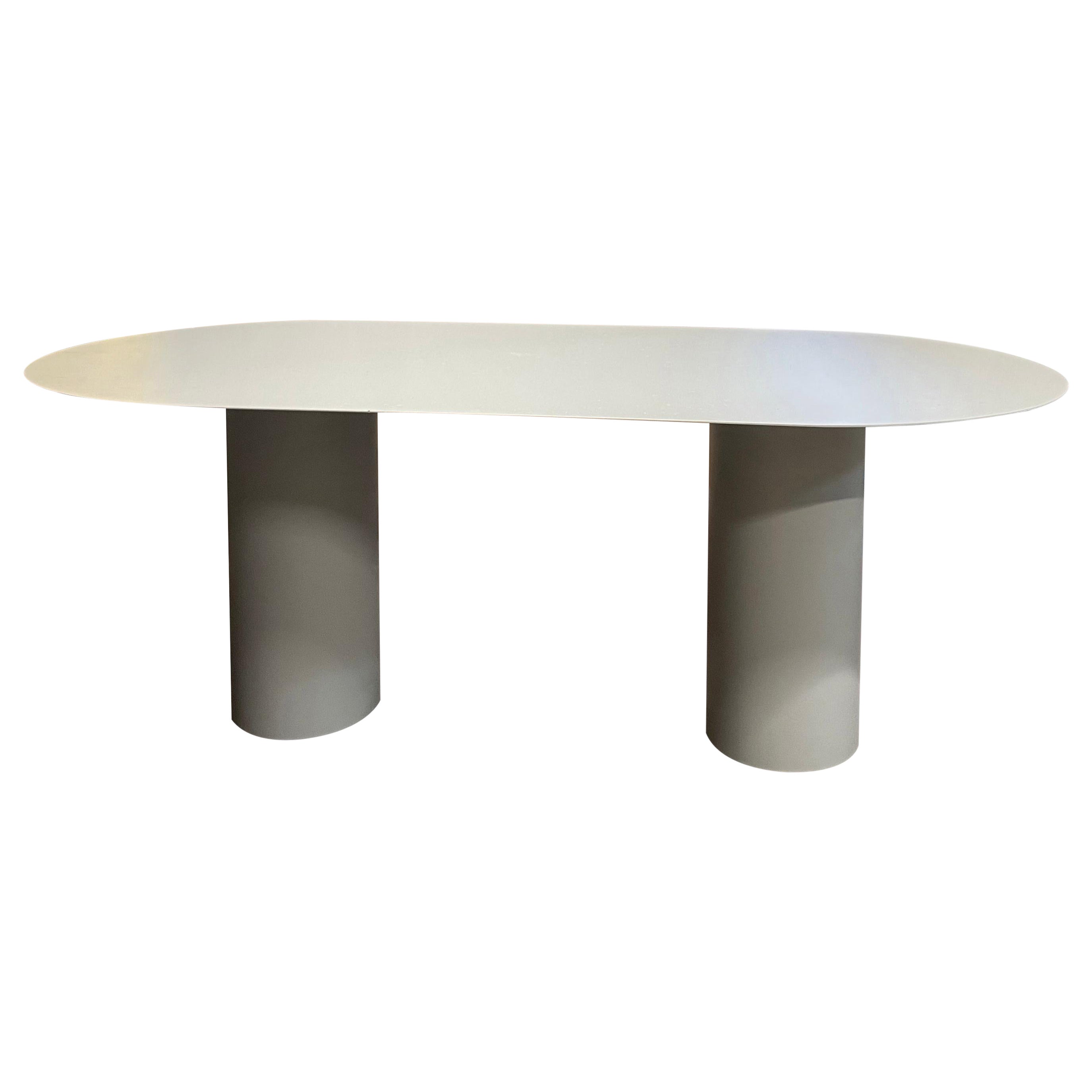 Aluminium Table by Chanel Kapitanj For Sale