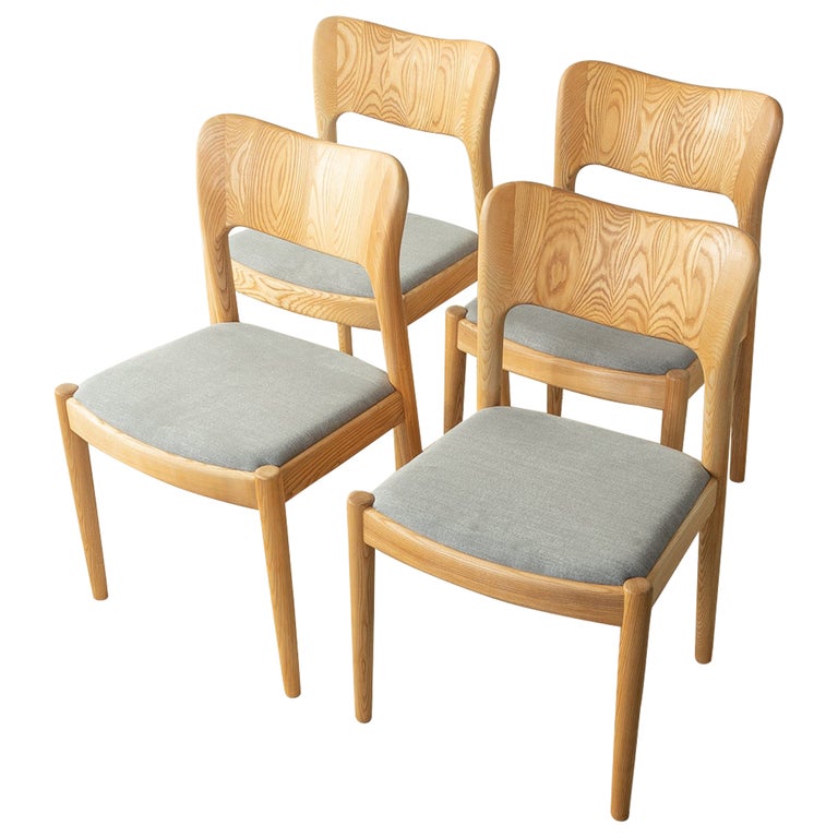 1970s John Mortensen Chairs "Ole" for Koefoeds Hornslet, Set of 4 For Sale