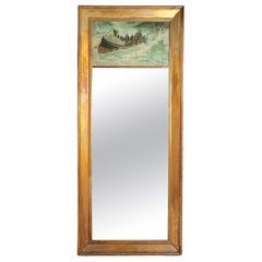 Antique Gilt Frame Pier Mirror