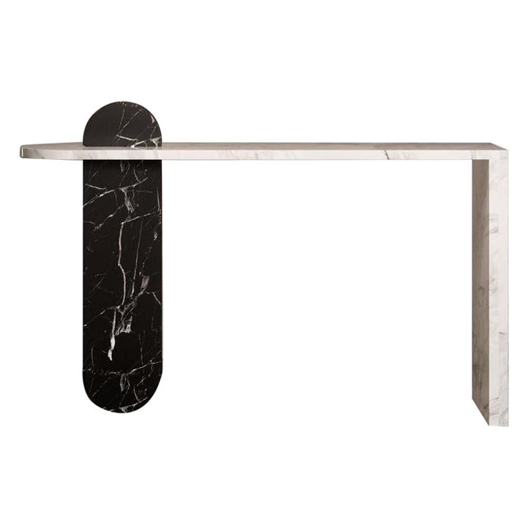Gol. 002 Marble Console Table by Chapter Studio For Sale