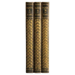 3 Bände. Dante Alighieri, Die Vision oder der Hellen, Das Feuerwerk und das Paradies.