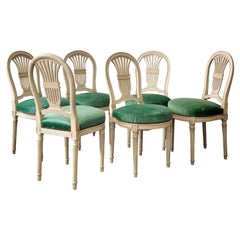 Set of Six 19th Century French Chairs