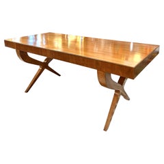 Vintage Desk in Cherrywood by Paolo Buffa, 1950s