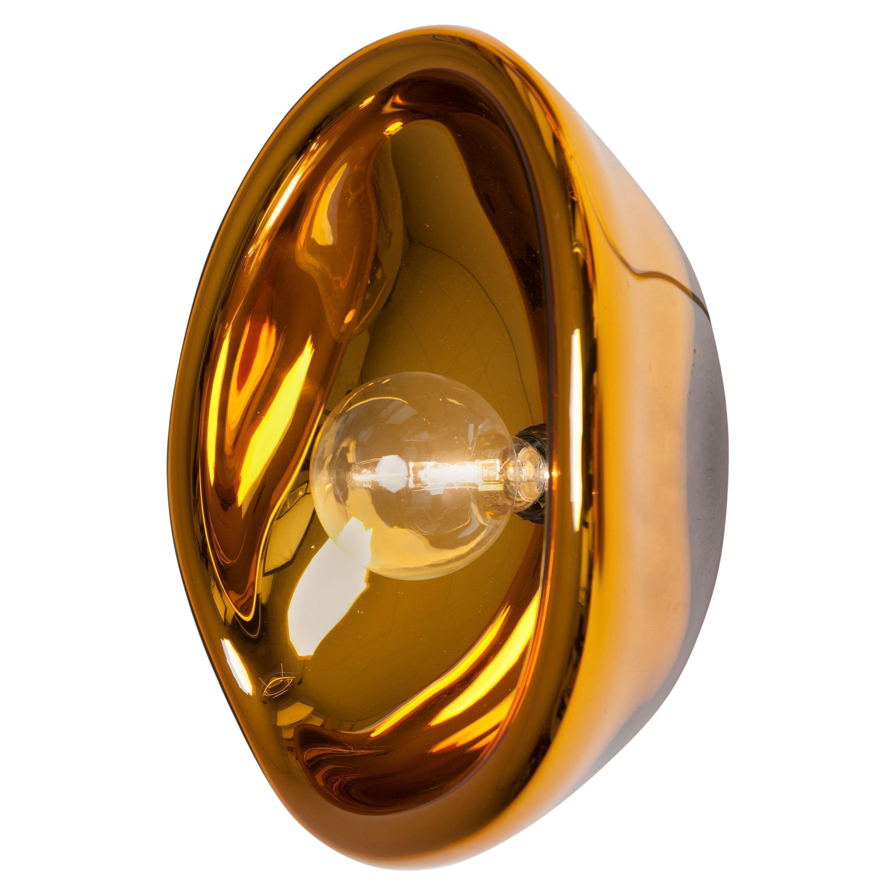 Big Aurum Gold Glass Sconce, Alex de Witte For Sale