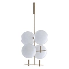 Luna Luminaire / Vertical II, Collection I04 in Brass