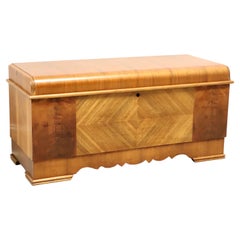 Waterfall Art Deco Vintage Lane Cedar Chest - AptDeco