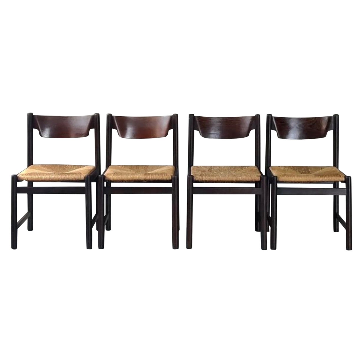 Set of Four Wenge Chairs by Martin Visser for Spectrum