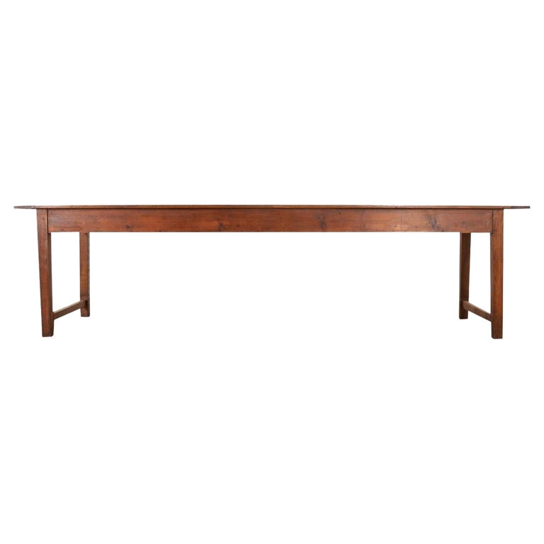 Oak Farmhouse Dining Table For Sale at 1stDibs