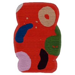 Red Fruti Rug, Large by Chuch Estudio