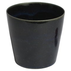 Juego de 4 tazas de café de porcelana negra de Cica Gomez