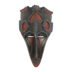 Masque tribal d'Afrique de l'Ouest, début du 20e siècle