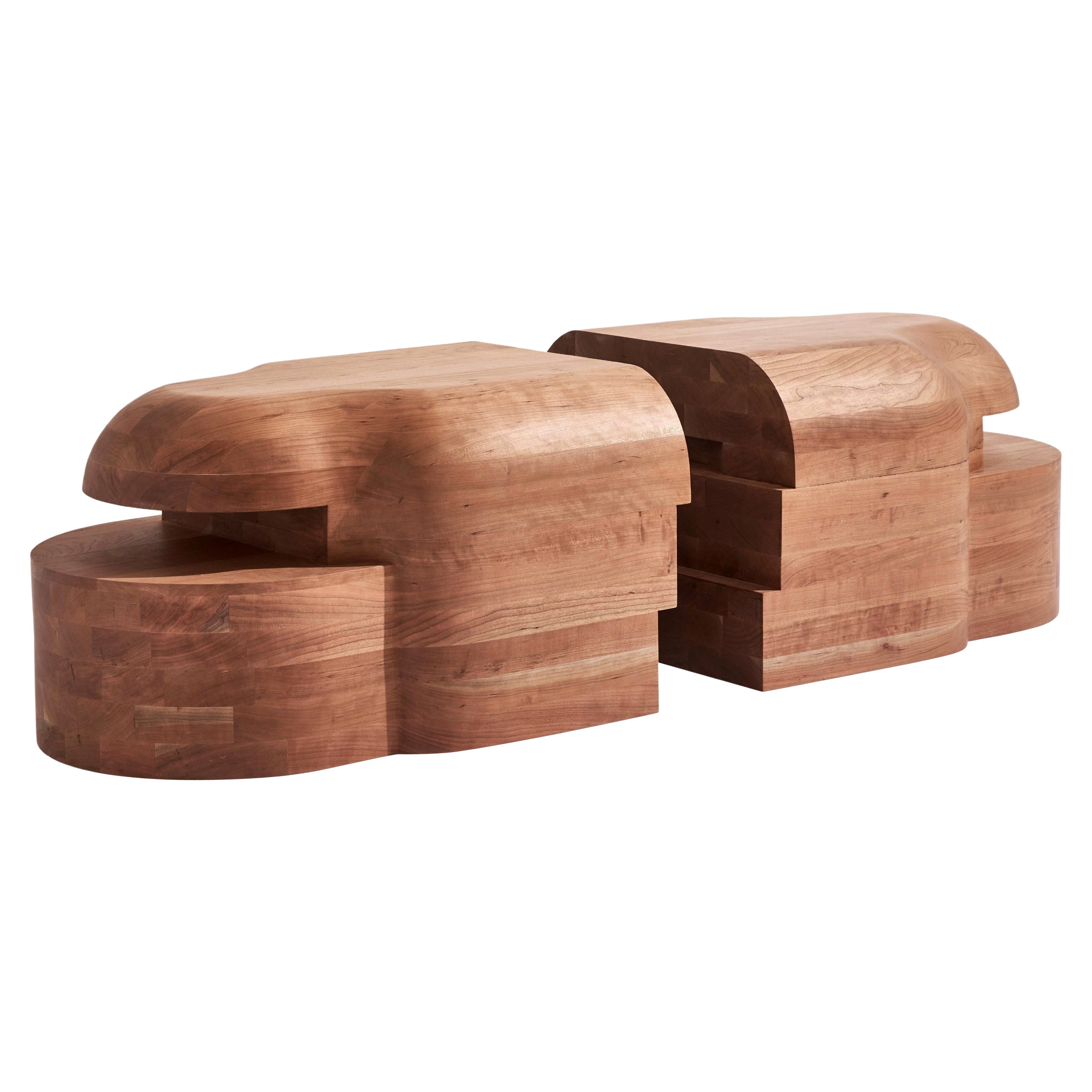 Set Lhamu Bench by Sizar Alexis For Sale