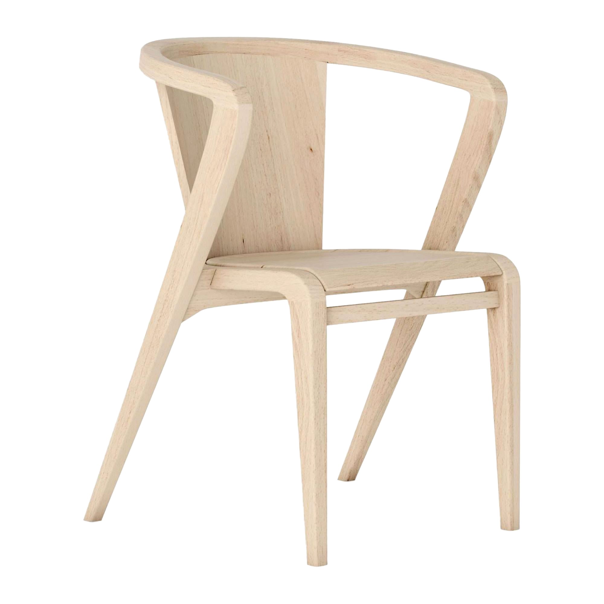 Ash Portuguese Roots Chair by Alexandre Caldas For Sale