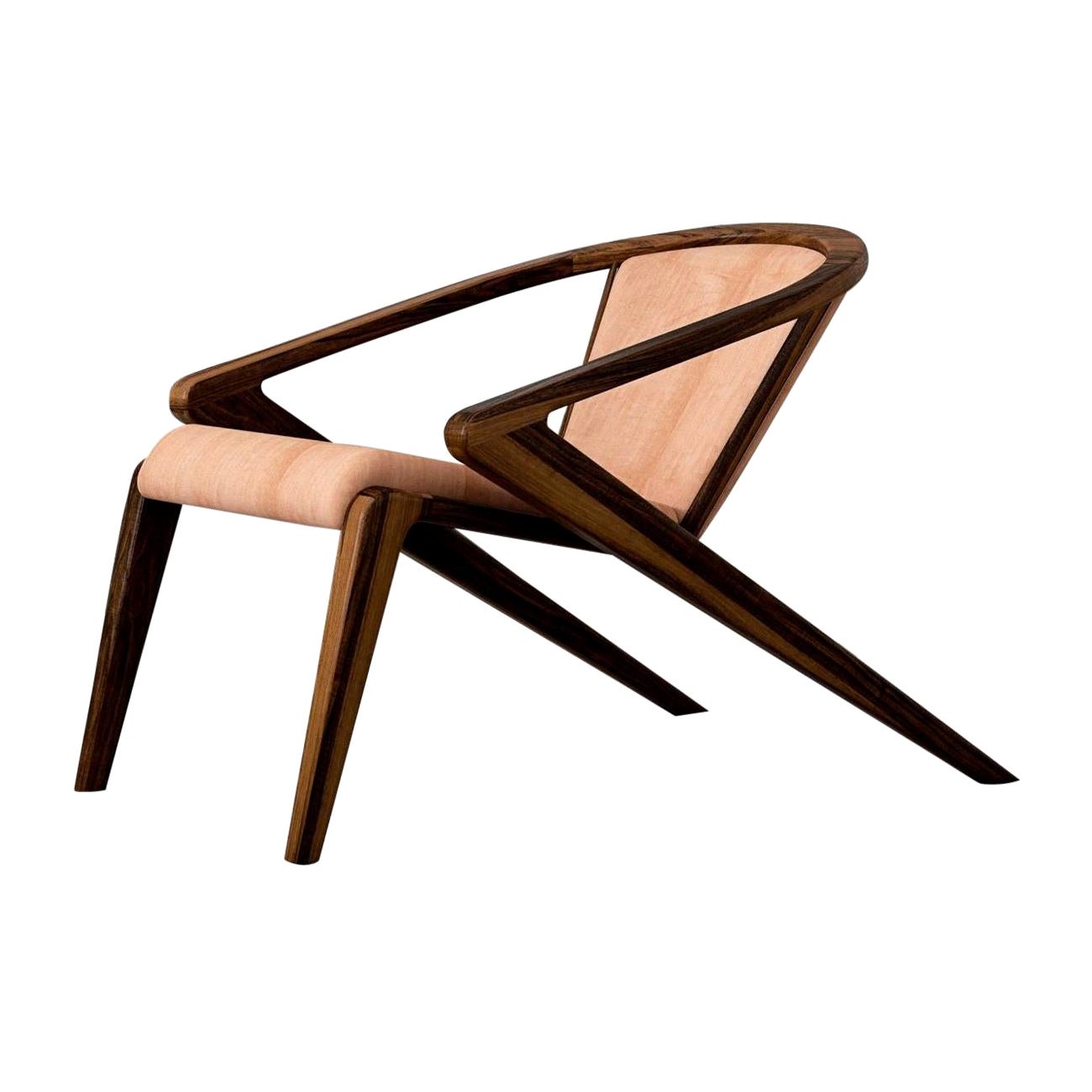 P.R Lounge Chair by Alexandre Caldas For Sale