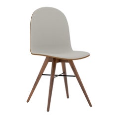 Solid American Walnut Contemporary Chair by Alexandre Caldas