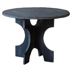 Vintage Slate Table, France, 1970s/80s