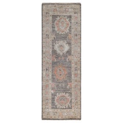 One of a Kind Hand Knotted Traditional Tribal Oushak Beige Area Rug
