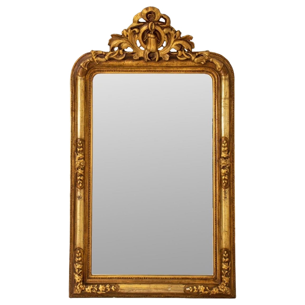 Napoleon III Giltwood Mirror, Ca. 1870