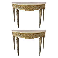 Pair of 18th-Century Italian Console Tables