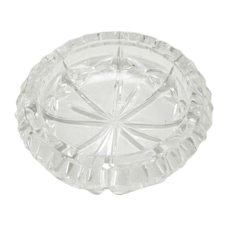 Early 20th Century Crystal Ashtray For Sale