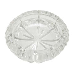 Early 20th Century Crystal Ashtray