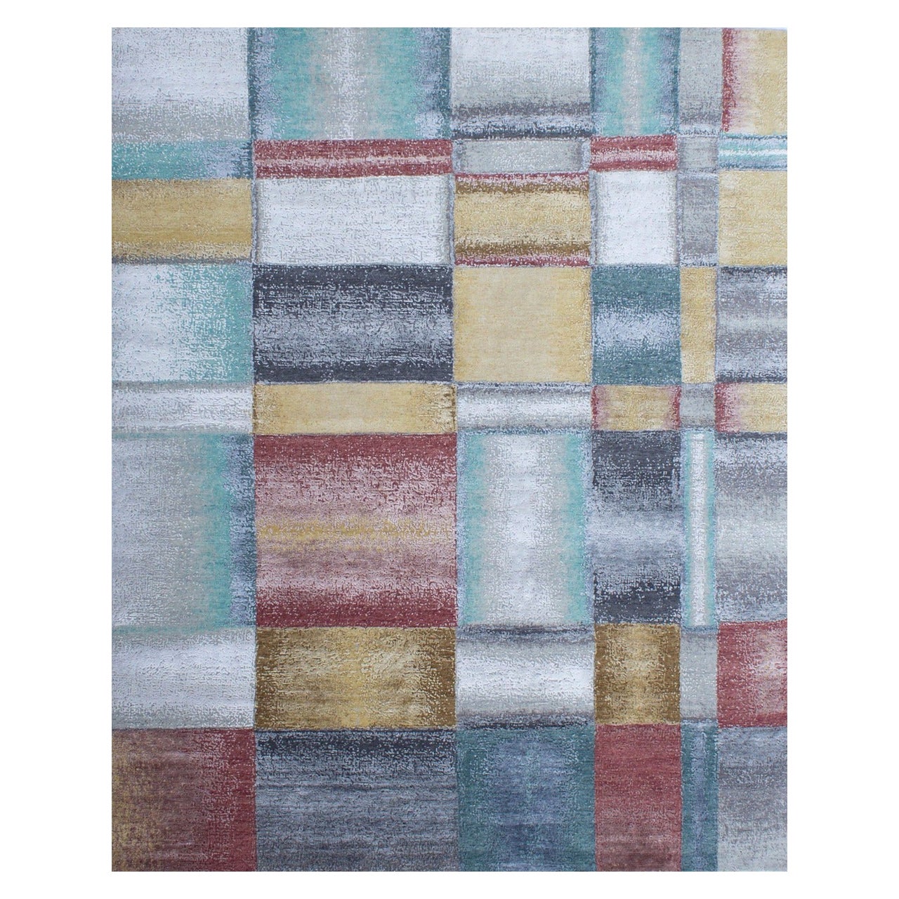 Bobyrug's Beautiful New Hand Knotsted, modern Abstract Design Rugs (tapis noués à la main au design abstrait)