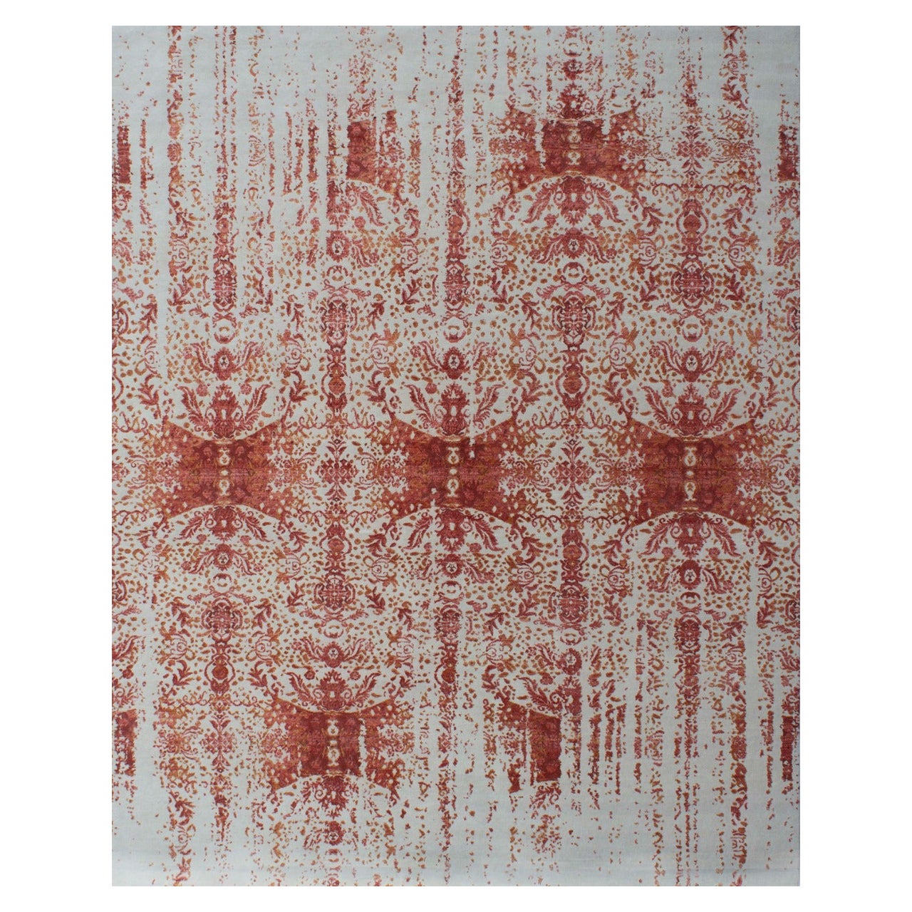 Bobyrug’s Beautiful New Hand Knotted, modern Abstract Design Rug