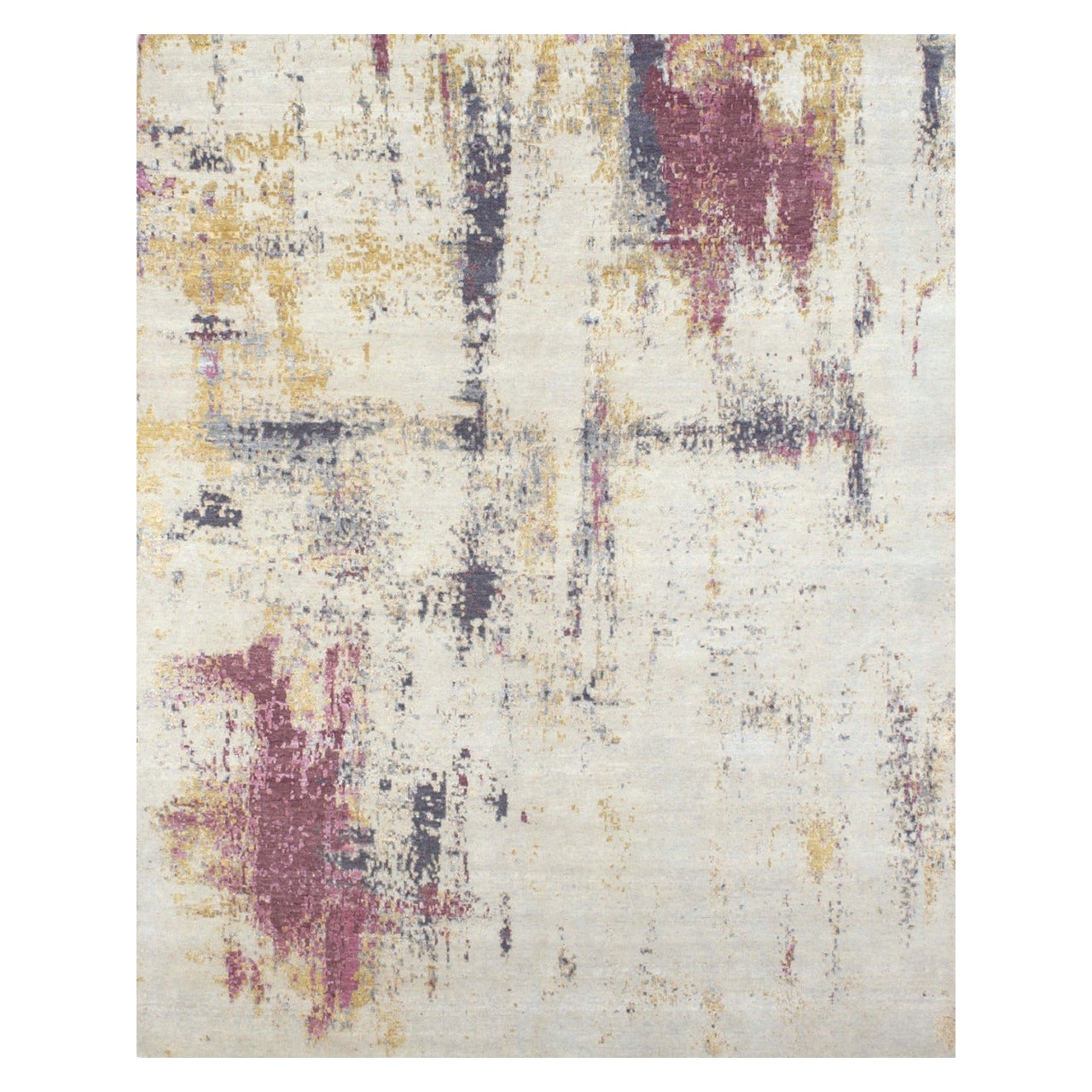 Bobyrug’s Beautiful new Hand Knotted, modern Abstract Design Rug