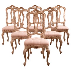Set of Six Venetian Dining Chairs