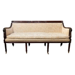 Duncan Phyfe Style Federal Mahogany Sofa Attrib. to the Ernest F. Hagen Workshop