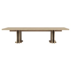 Rift Wood Grain Dining Table by Andy Kerstens