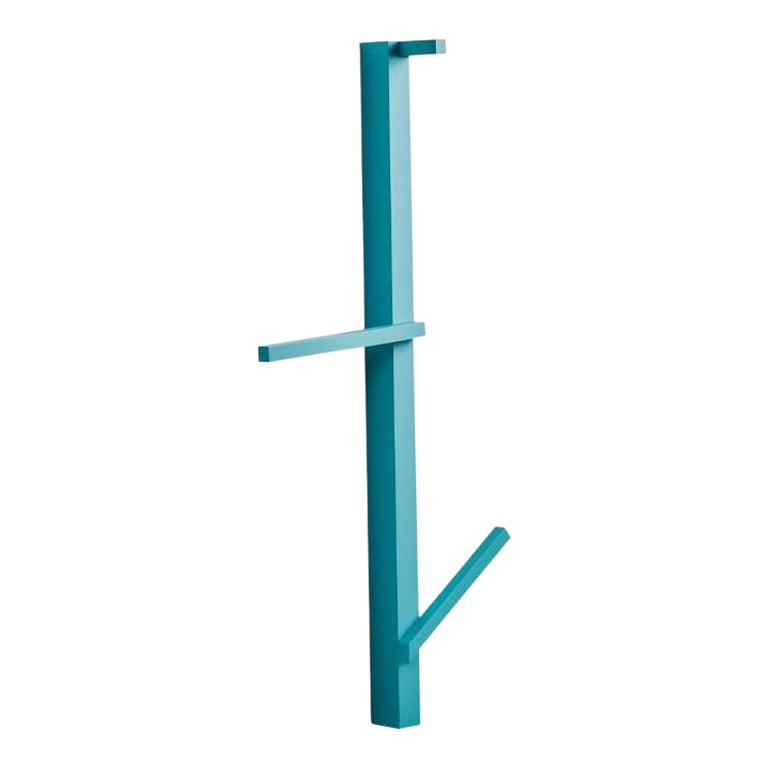 Valet Coat Hanger, Pastel Turquoise by Atelier Ferraro For Sale at 1stDibs