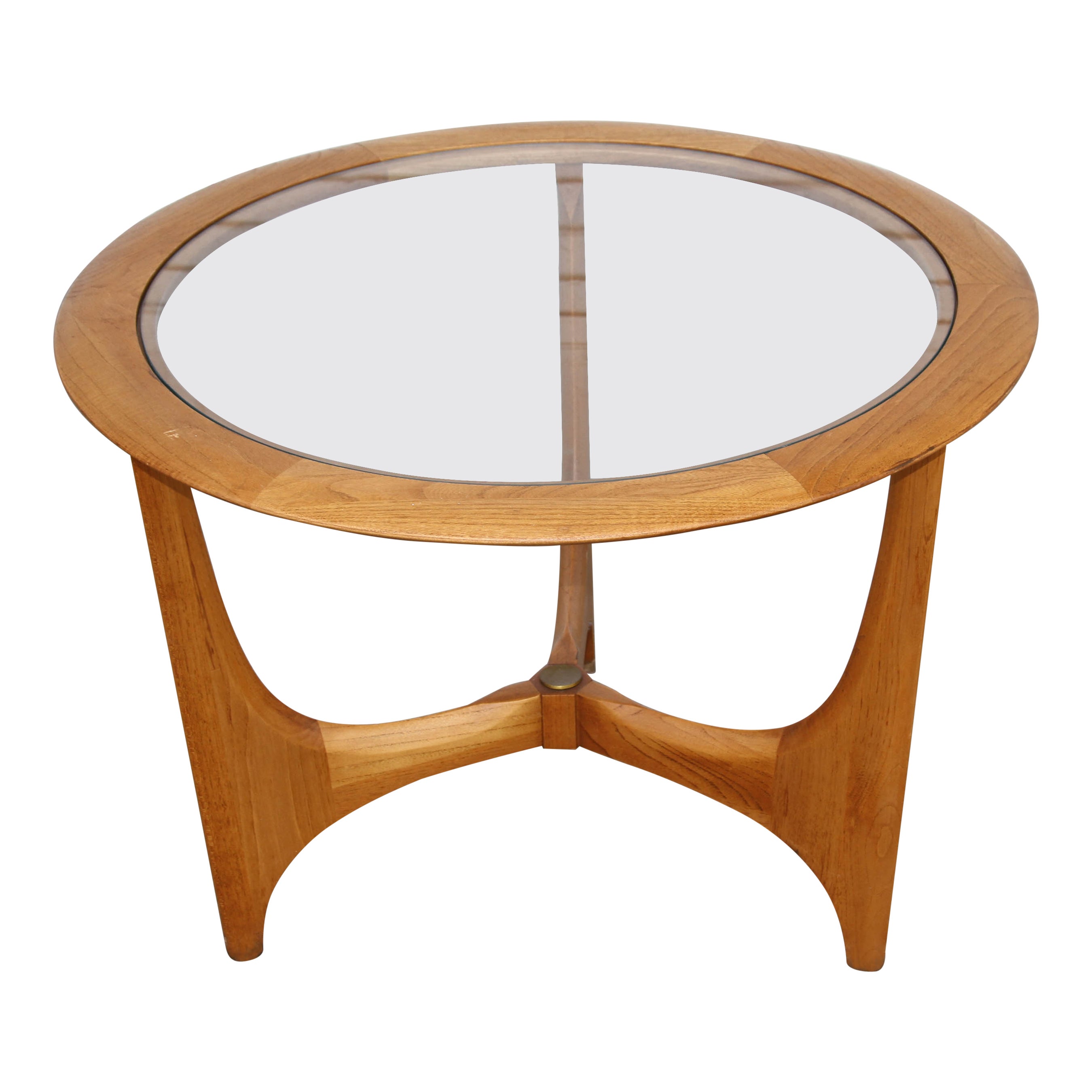 “Silhouette" Walnut Side Table by Lane, U.S.A, 1960s For Sale