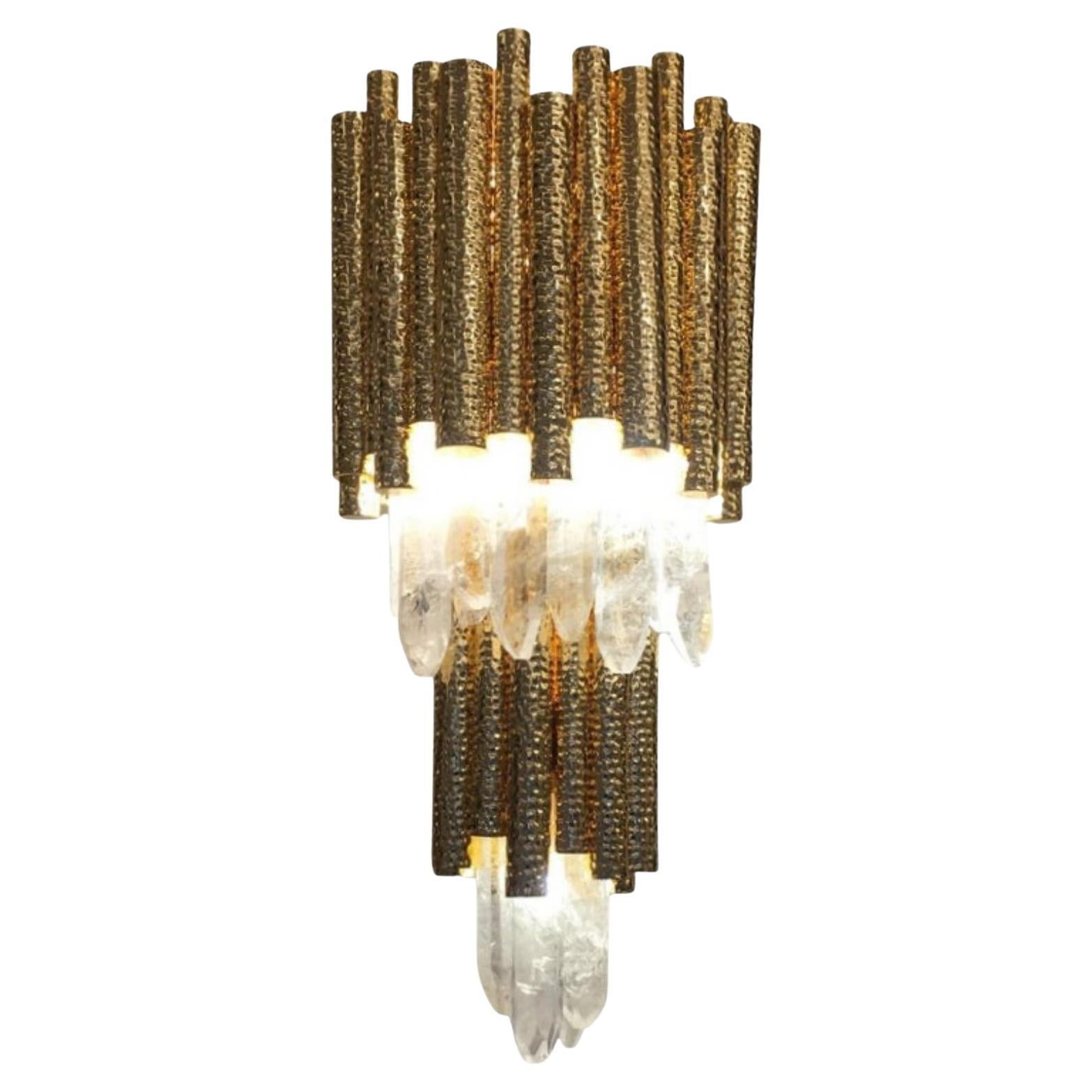 Rock Crystal Wall Lamp by Artiss For Sale