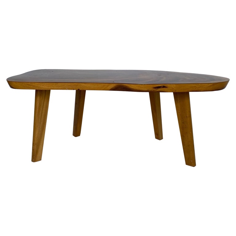 Hawaiian Koa Wood Coffee Table For Sale at 1stDibs