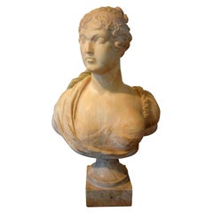 19th Century, Italian Alabaster Bust