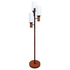 Lampadaire français mi-siècle moderne, années 1970